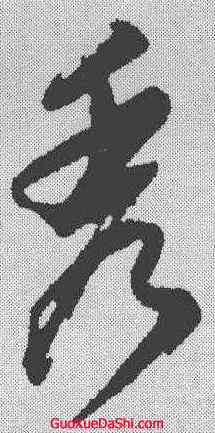 秀,董其昌 ,書法字典